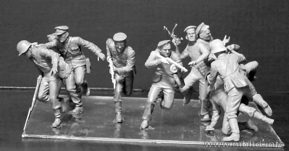 MASTER BOX 1/35 35153 "Soviet Marines, Attack, 1941-1942. Eastern Front Battle Series, Kit No.3"
