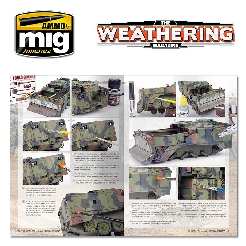  AMMO MIG 4525 THE WEATHERING MAGAZINE #26 – Modern Warfare ENGLISH