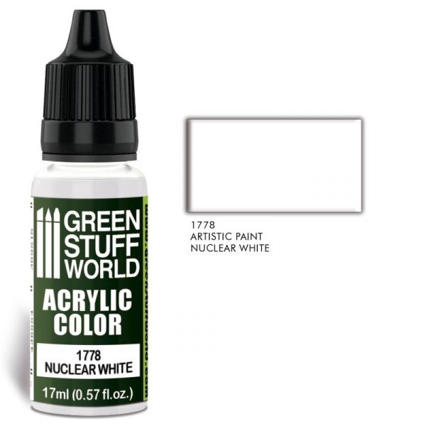 GREEN STUFF WORLD 1778 AcrylIc Color NUCLEAR WHITE MAKET BOYASI