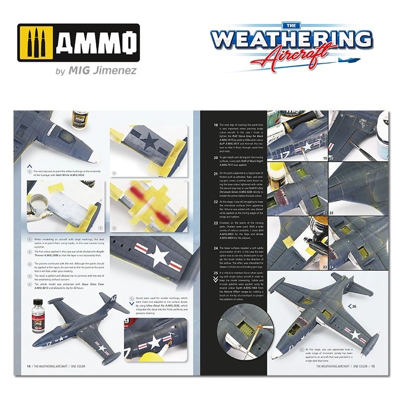 AMMO MIG 5220 THE WEATHERING AIRCRAFT #20 – One Color (English) TEK RENK BOYAMA TEKNİKLERİ DERGİSİ