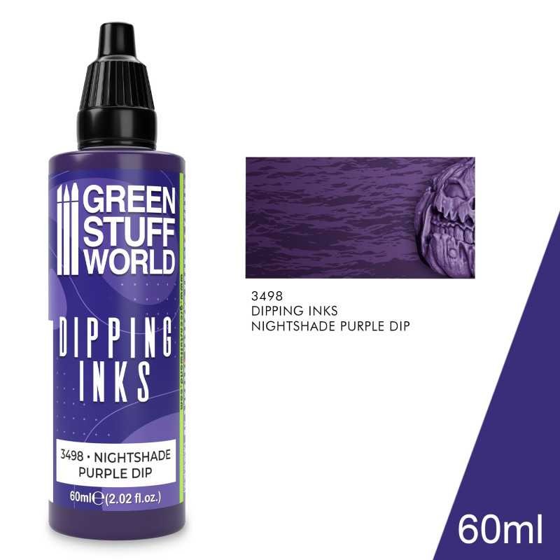 GREEN STUFF WORLD 3498 Dipping Ink NIGHTSAHDE PURPLE DIP MAKET BOYASI 60 ml