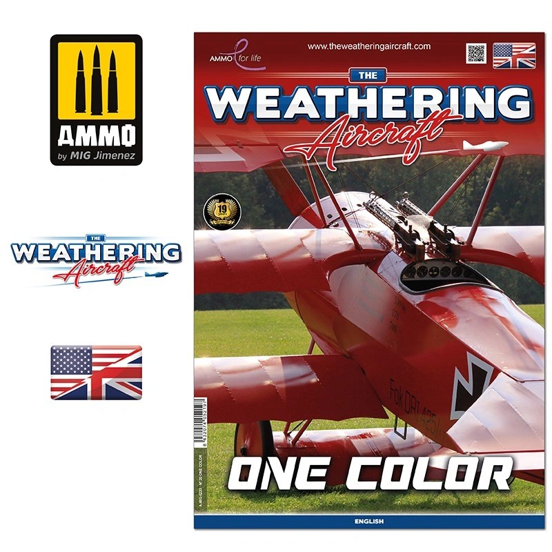 AMMO MIG 5220 THE WEATHERING AIRCRAFT #20 – One Color (English) TEK RENK BOYAMA TEKNİKLERİ DERGİSİ