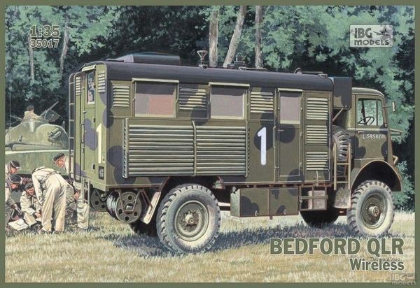 IBG MODELS 35017 1/35 BEDFORD QLR WIRELESS İKİNCİ DÜNYA SAVAŞI İNGİLİZ KOMUTA KAMYONU MAKETİ