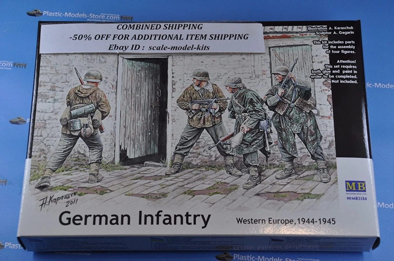 MASTER BOX 1/35 3584 “German Infantry. Western Europe. 1944-1945”