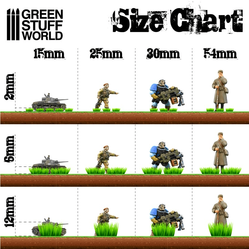 GREEN STUFF WORLD 12952 Grass TUFTS 2mm self-adhesive BURNT - 2MM YANMIŞ ÇİM ÖBEĞİ