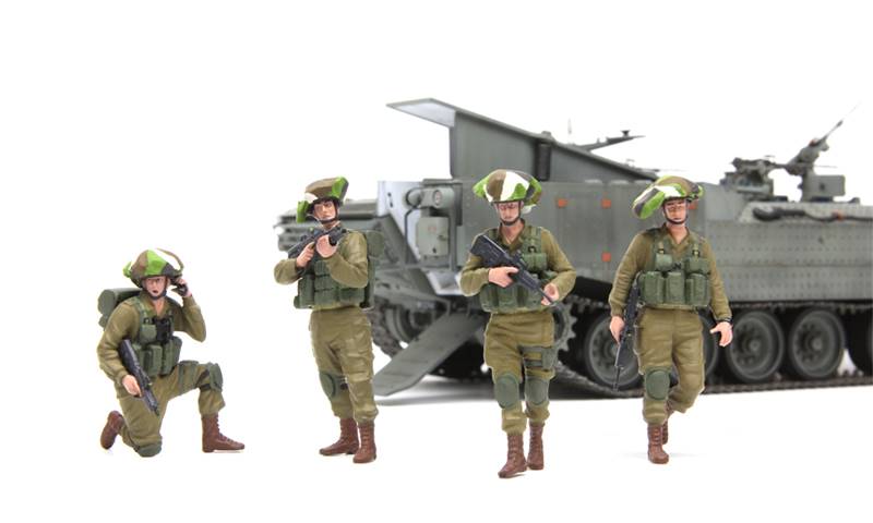 MENG HS-004 1/35 IDF INFANTRY SET İSRAİL PİYADE FİGÜR MAKETİ