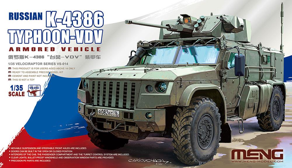MENG VS-014 1/35 RUSSIAN K-4386 TYPHOON-VDV ARMORED VEHICLE ASKERİ ARAÇ MAKETİ