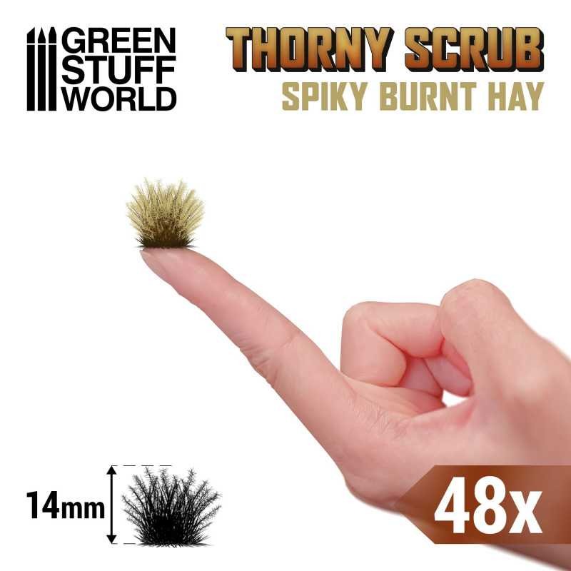 GREEN STUFF WORLD 11504 Thorny Scrubs - BURNT HAY – YANMIŞ SAMAN