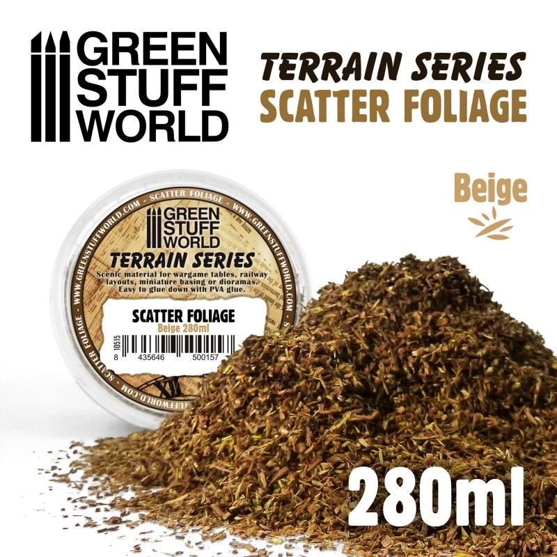 GREEN STUFF WORLD 10515 Scatter Foliage - Beige - 280 ml