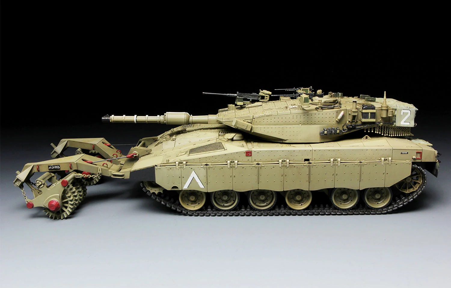 MENG TS-005 1/35 ISRAEL MAIN BATTLE TANK MERKAVA Mk.3 BAZ w/NOCHRI DALET MINE ROLLER SYSTEM İSRAİL TANK MAKETİ