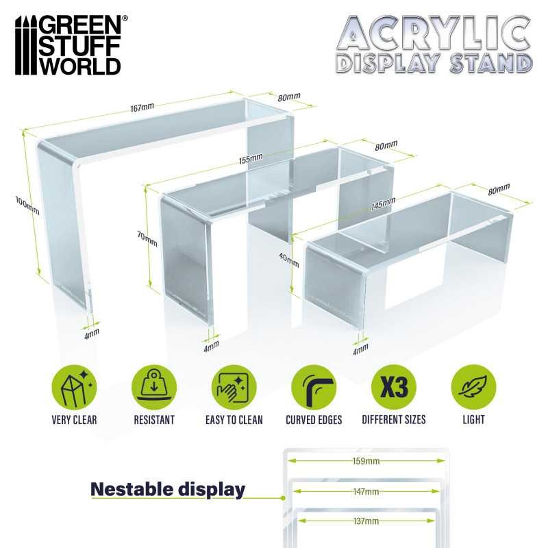 GREEN STUFF WORLD 4949 Acrylic Display Stand - Akrilik Büst Standı