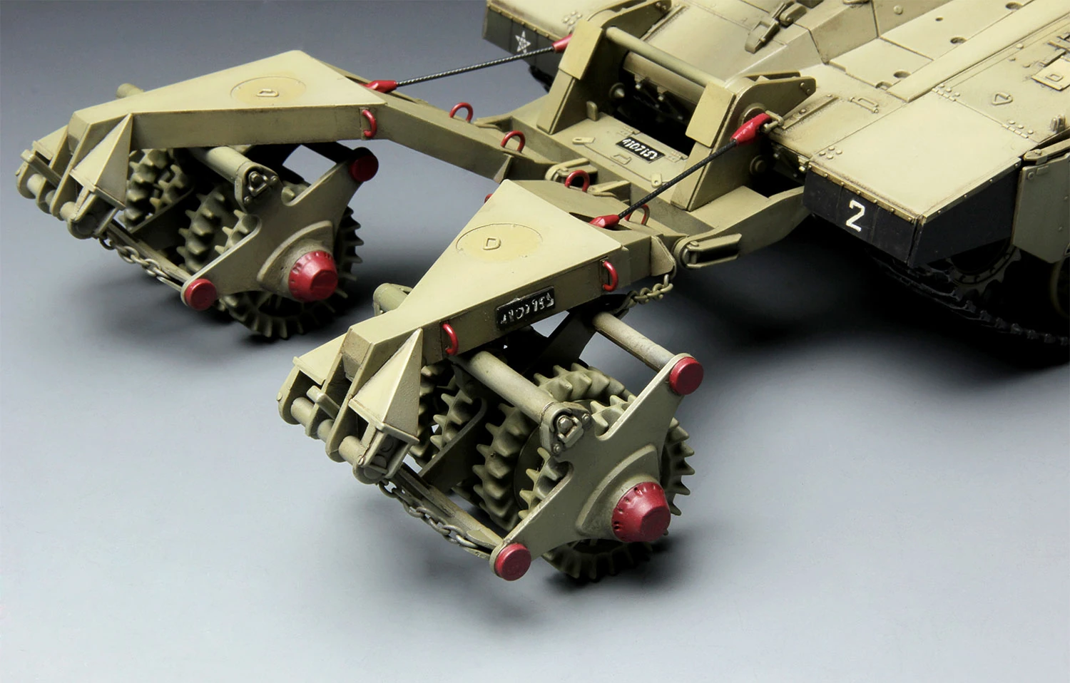 MENG TS-005 1/35 ISRAEL MAIN BATTLE TANK MERKAVA Mk.3 BAZ w/NOCHRI DALET MINE ROLLER SYSTEM İSRAİL TANK MAKETİ