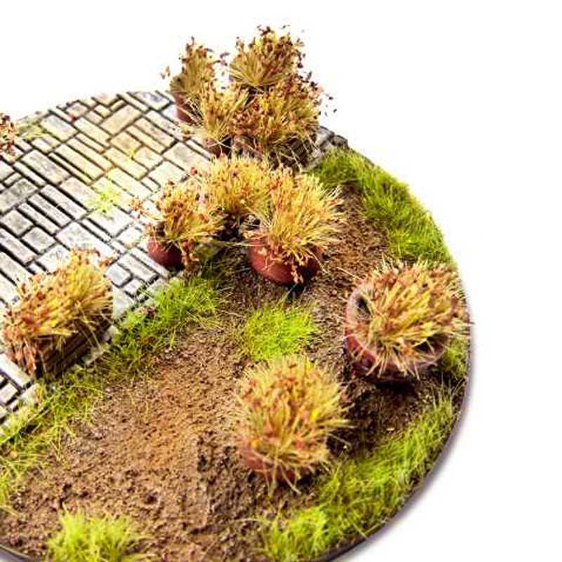 GREEN STUFF WORLD 13014 Shrubs TUFTS - 6mm self-adhesive - BROWN