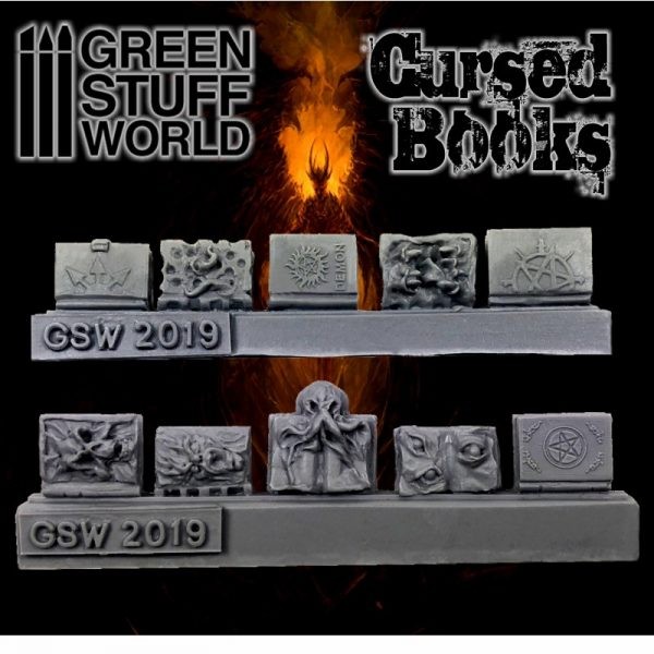 GREEN STUFF WORLD 2013 RESİN CURSED BOOKS – REÇİNE LANETLİ KİTAPLAR