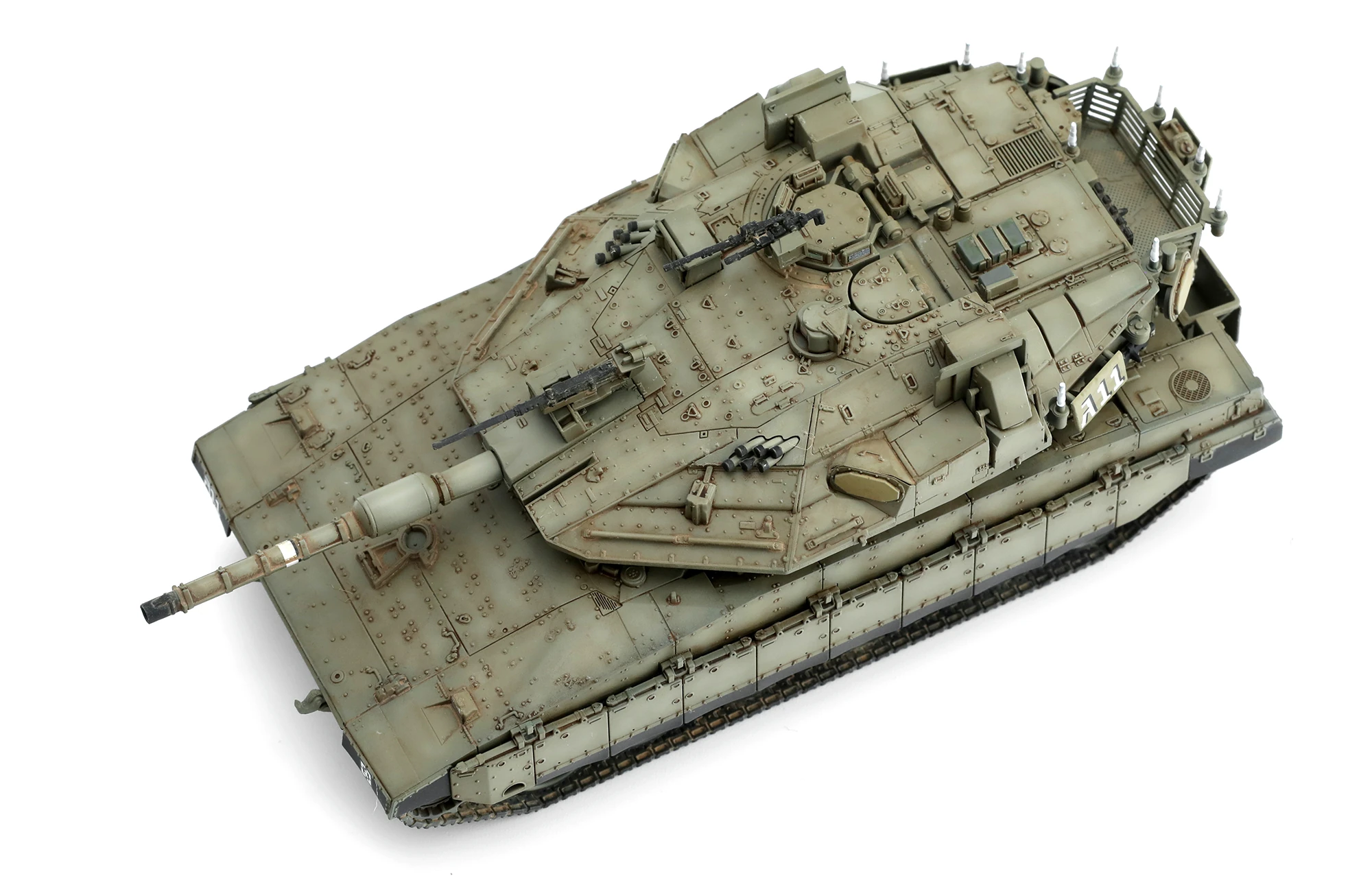 MENG 72-006 1/72 ISRAELI MAIN BATTLE TANK MERKAVA Mk.4M w/TROPHY ACTIVE PROTECTION SYSTEM TANK MAKETİ