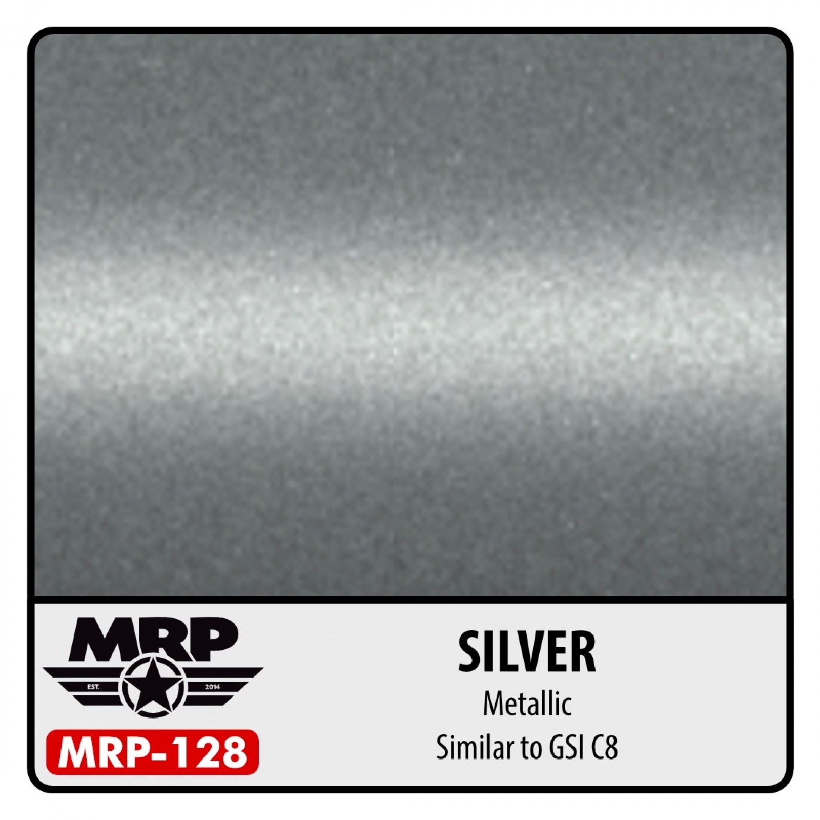 MR PAINT 128 Silver Metallic 30ml LAKER MAKET BOYASI