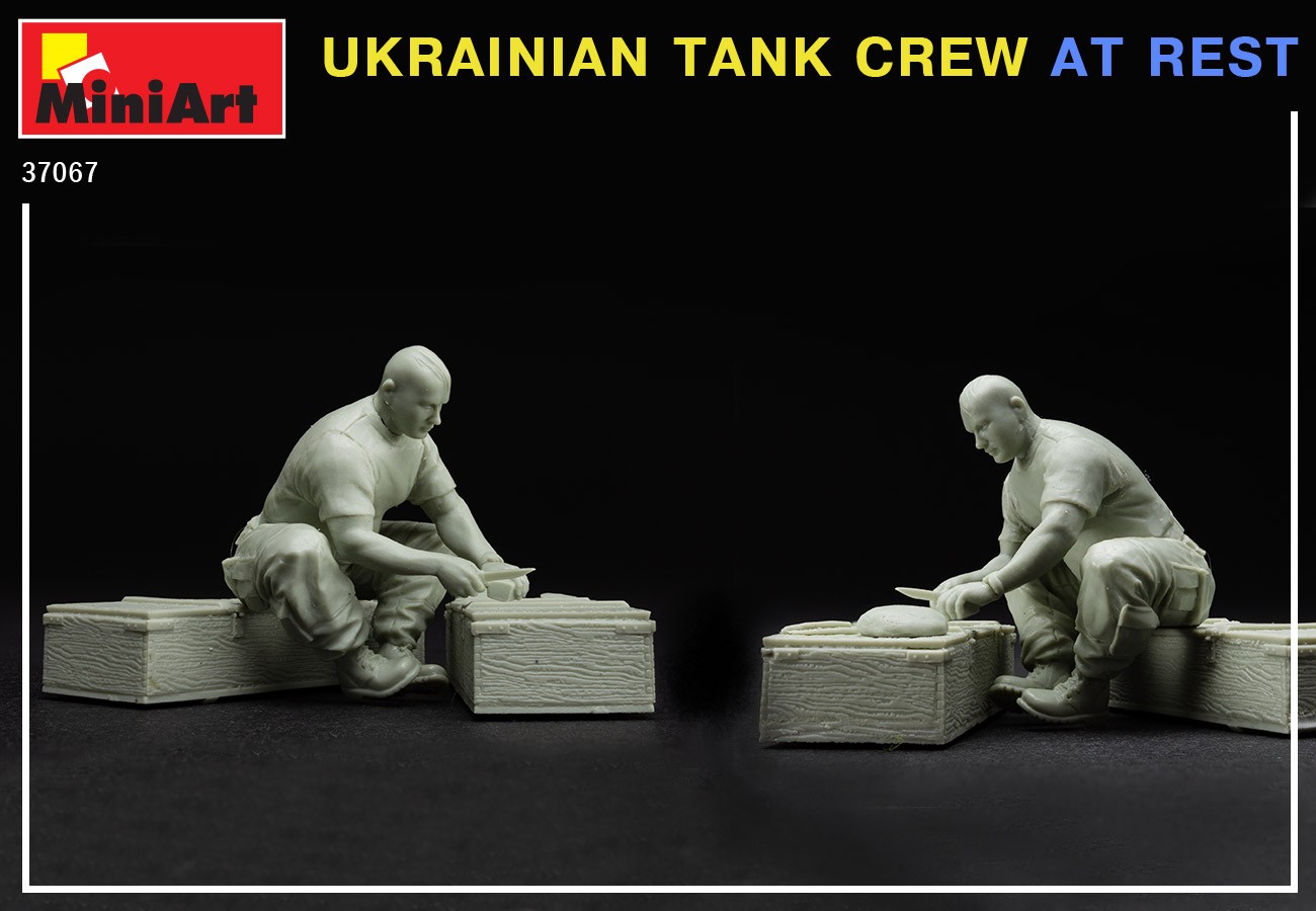 MINIART 37067 1/35 Dinlenen Ukraynalı Tank Mürettebatı