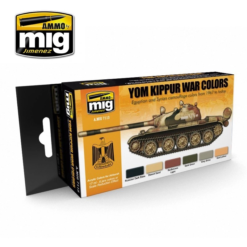 AMMO MIG 7113 YOM KIPPUR WAR COLORS ARAP ARAÇLARI BOYA SETİ