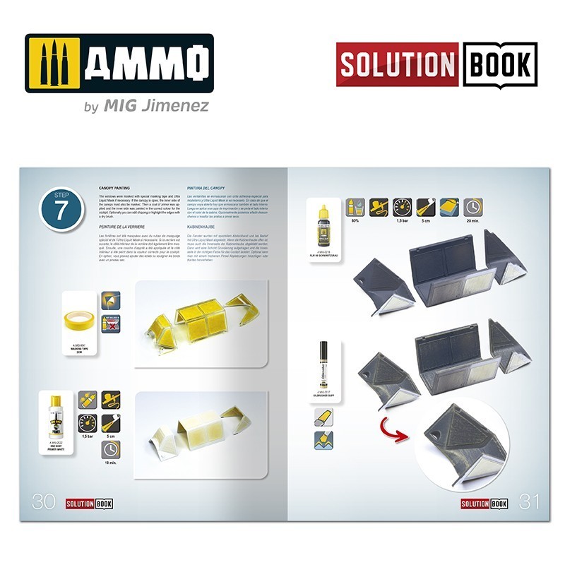 AMMO MIG 6526 How to Paint WWII Luftwaffe Mid War Aircraft SOLUTION BOOK - İKİNCİ DÜNYA SAVAŞI ORTA GEÇ DÖNEM ALMAN UÇAKLARI BOYAMA TEKNİKLERİ KİTABI