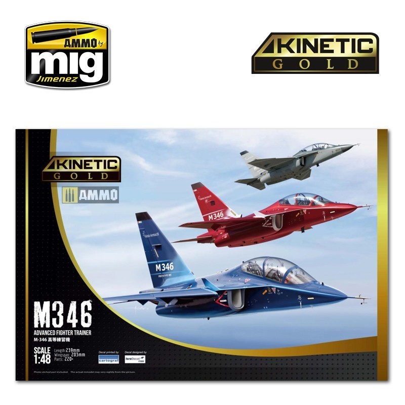 KINETIC MODEL 48063 1/48 Alenia M-346 Advanced Fighter Trainer Uçağı Maketi
