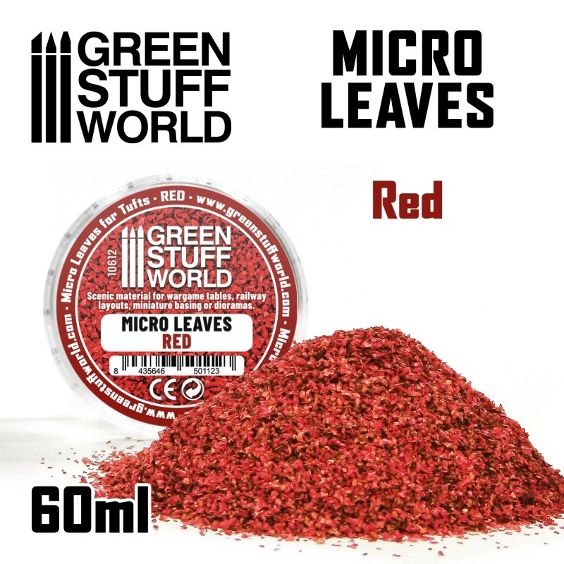 GREEN STUFF WORLD 10612 Micro Leaves - Red mix