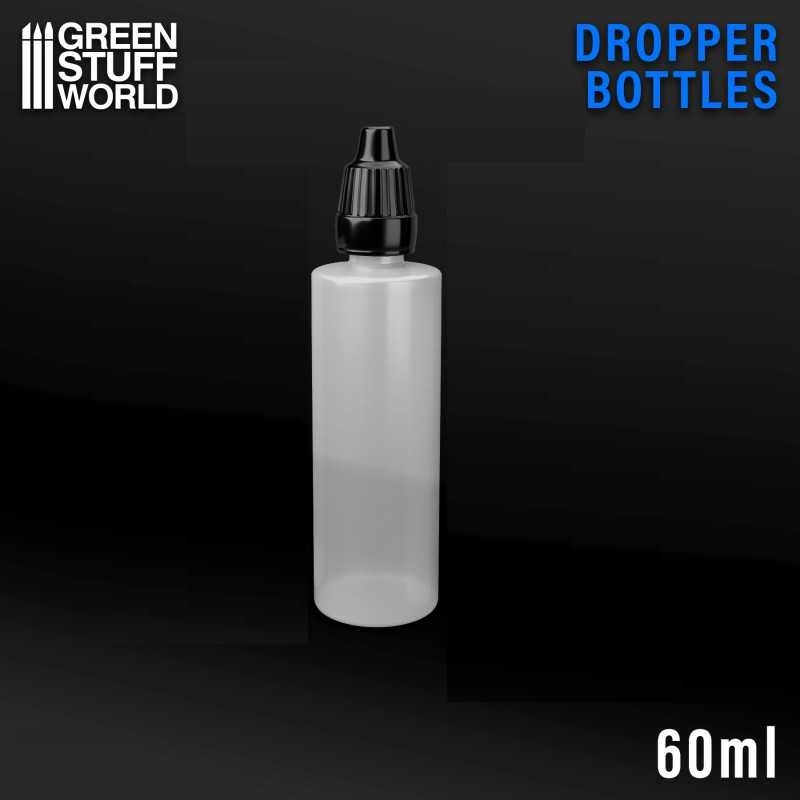 GREEN STUFF WOLRD 11794 Dropper Bottles 60ml - Boş Damlalıklı Şişe