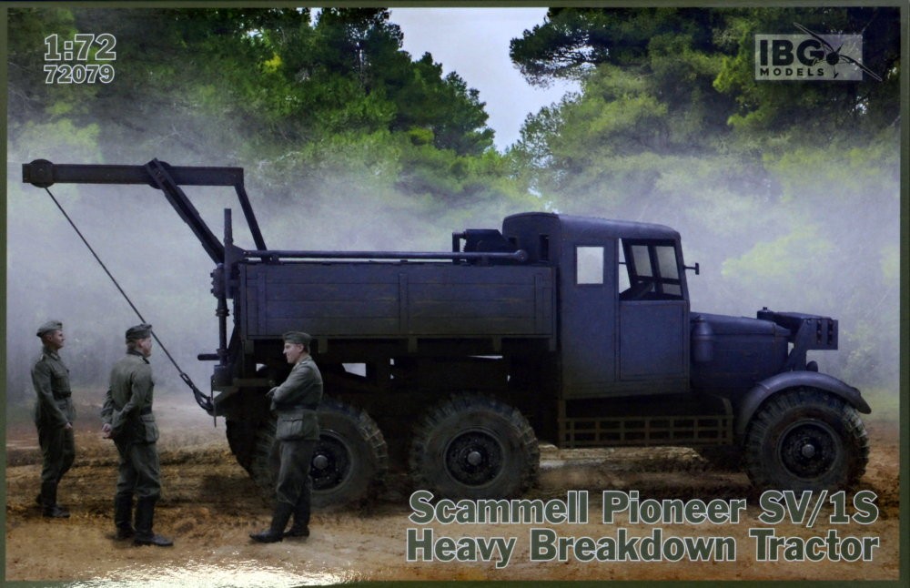 IBG MODELS 72079 1/72 SCAMMELL PIONEER SV/1S HEAVY BREAKDOWN TRACTOR İKİNCİ DÜNYA SAVAŞI AĞIR ARIZA SERVİS KAMYONU MAKETİ