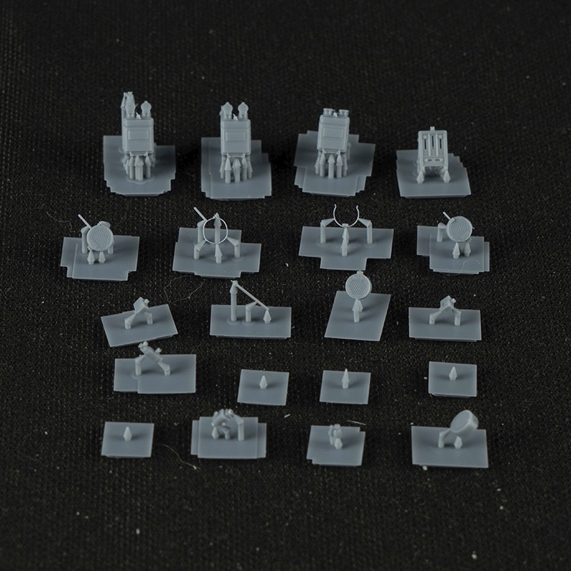 Ginger Cat 35315 1/35 German WW2 Fusprech Radio Accessories Set (21pcs) Reçine Detay Seti