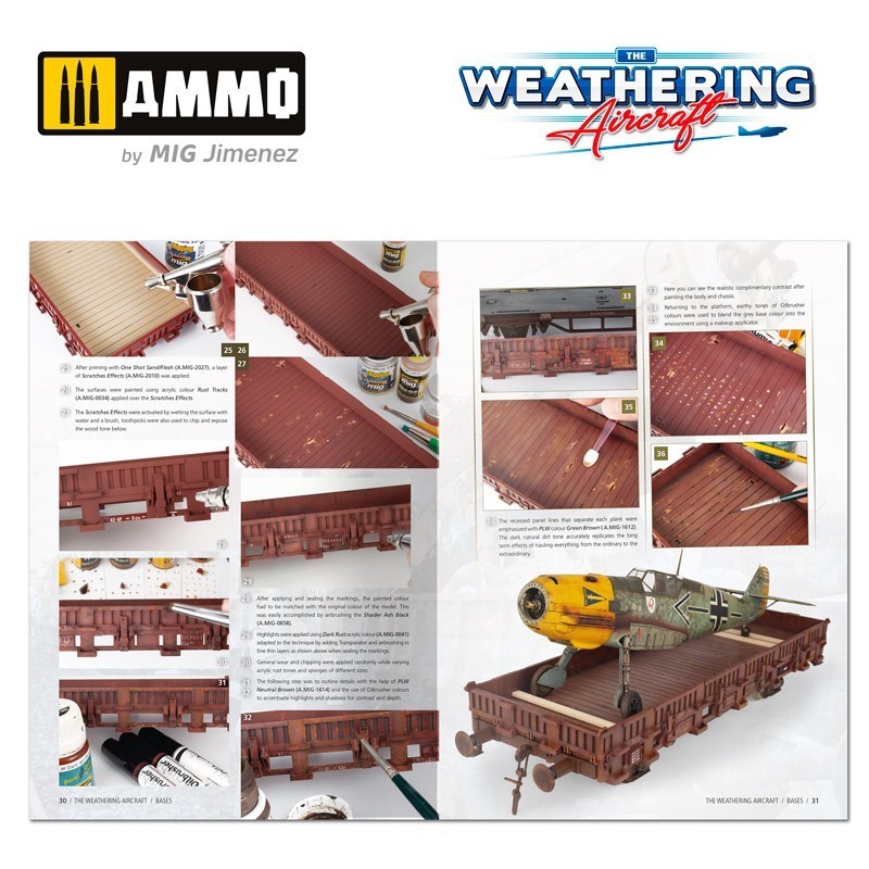 AMMO MIG 5221 THE WEATHERING AIRCRAFT #21 - Bases (English)