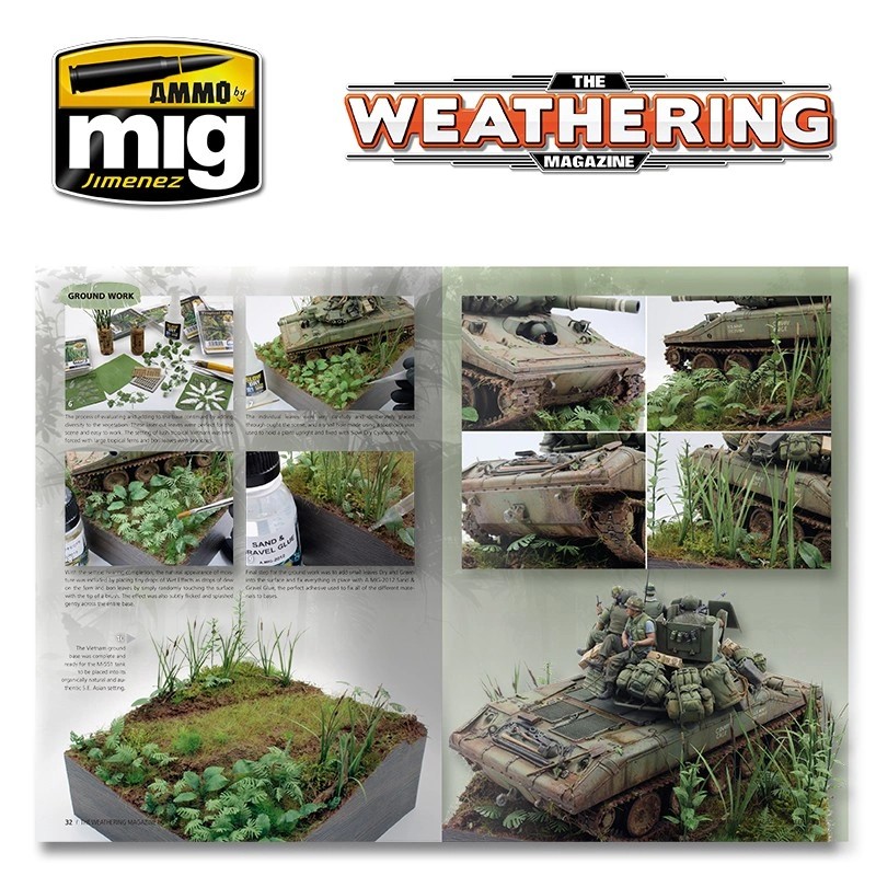 AMMO MIG 4528 THE WEATHERING MAGAZINE #29 - GREEN (English) YEŞİL RENK BOYAMA TEKNİKLERİ DERGİSİ