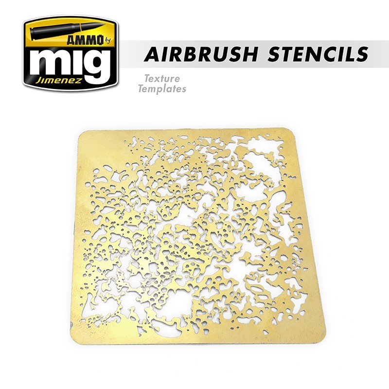 AMMO MIG 8035 Airbrush Stencil  ASİT İNDİRME EFEKT ŞABLONLARI