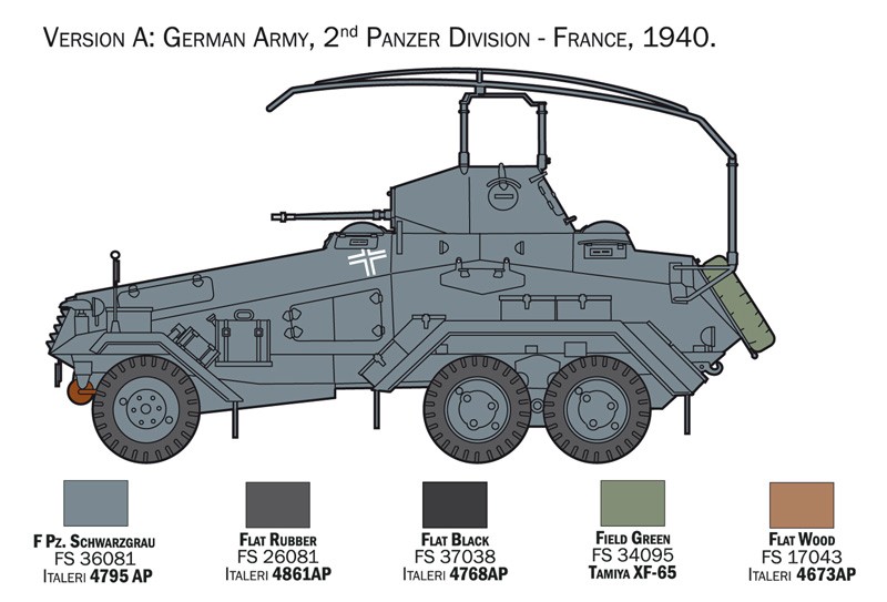 ITALERI 6433 1/35 Sd. Kfz. 232 6 Rad. ASKERİ KARA ARACI MAKETİ
