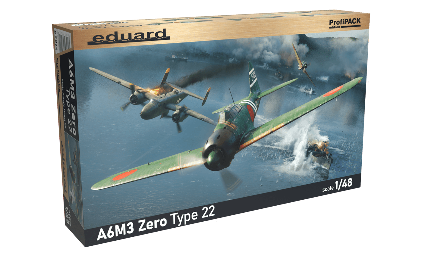 EDUARD 82214 1/48 A6M3 ZERO TYPE 22 SAVAŞ UÇAĞI MAKETİ