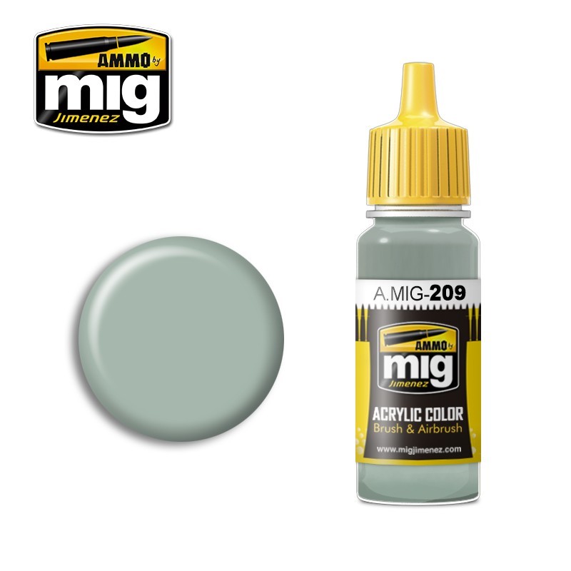 AMMO MIG 0209 FS 36495 Light Gray MAKET BOYASI