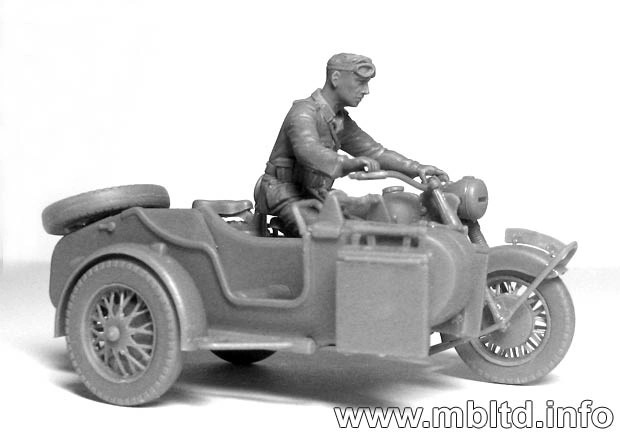 MASTER BOX 1/35 3548 "Kradsch\u00fctzen: German Motorcycle Troops on the Move"