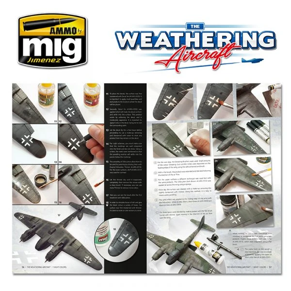 AMMO MIG 5214 THE WEATHERING AIRCRAFT #14 – NIGHT COLORS ENGLISH GECE KUŞLARI BOYAMA TEKNİKLERİ DERGİSİ
