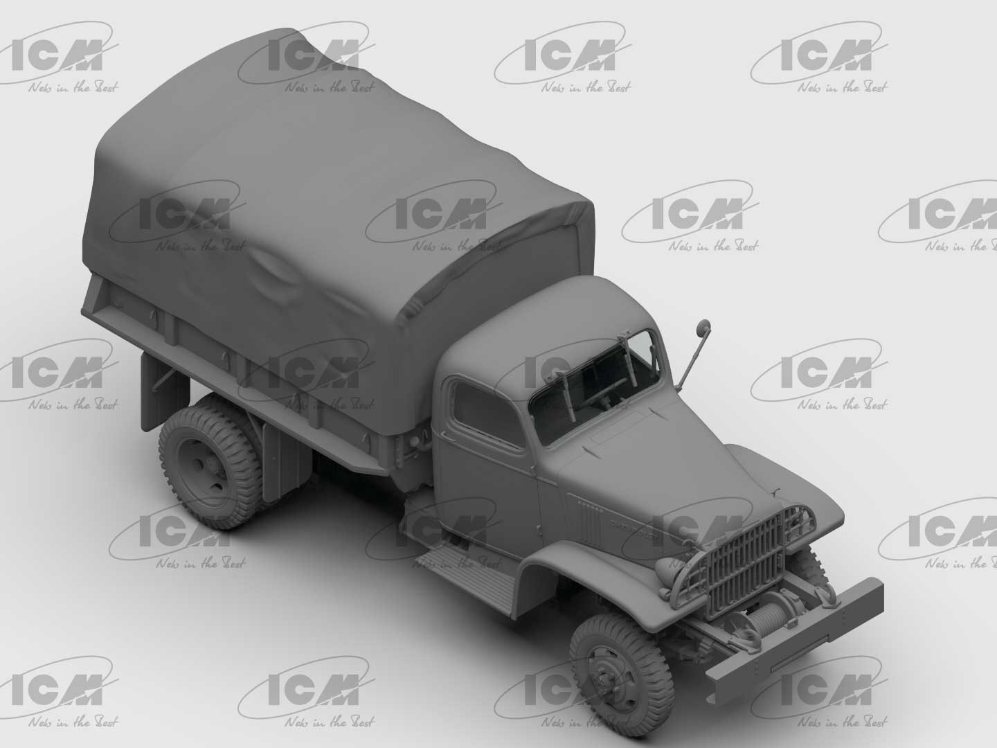 ICM 35597 1/35 G7117 AMERİKAN ASKERİ KAMYON MAKETİ