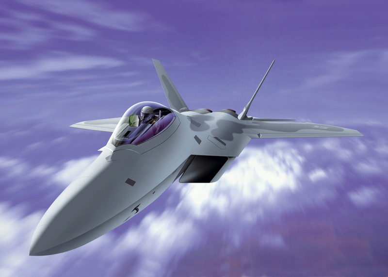 ITALERI 1207 1/72 F - 22 RAPTOR YENİ NESİL ASKERİ SAVAŞ UÇAĞI MAKETİ