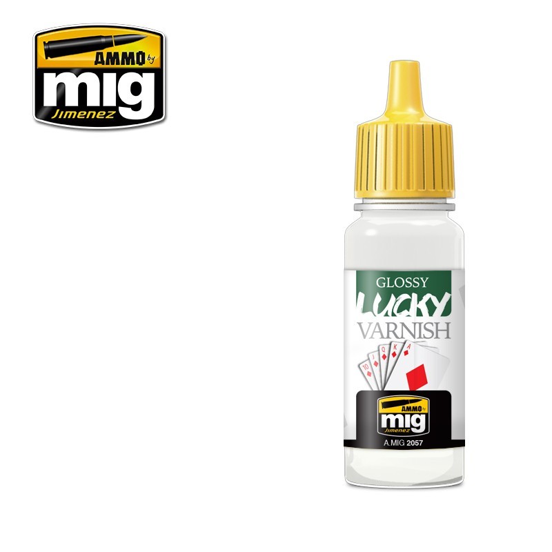 AMMO MIG 2057 GLOSSY LUCKY VARNISH (17 mL) MAKET VERNİĞİ