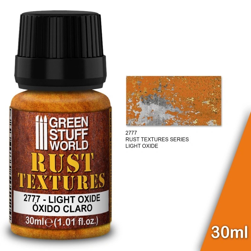 GREEN STUFF WORLD 2777 Rust Textures - LIGHT OXIDE RUST 30ml - AÇIK RENK PASLI YÜZEY DOKUSU