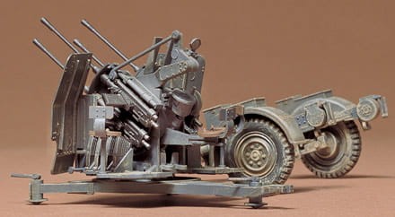 TAMIYA 35091 1/35 German 20mm Flakvierling 38 mit Sd.Ah.52 İKİNCİ DÜNYA SAVAŞI ALMAN UÇAKSAVAR MAKETİ