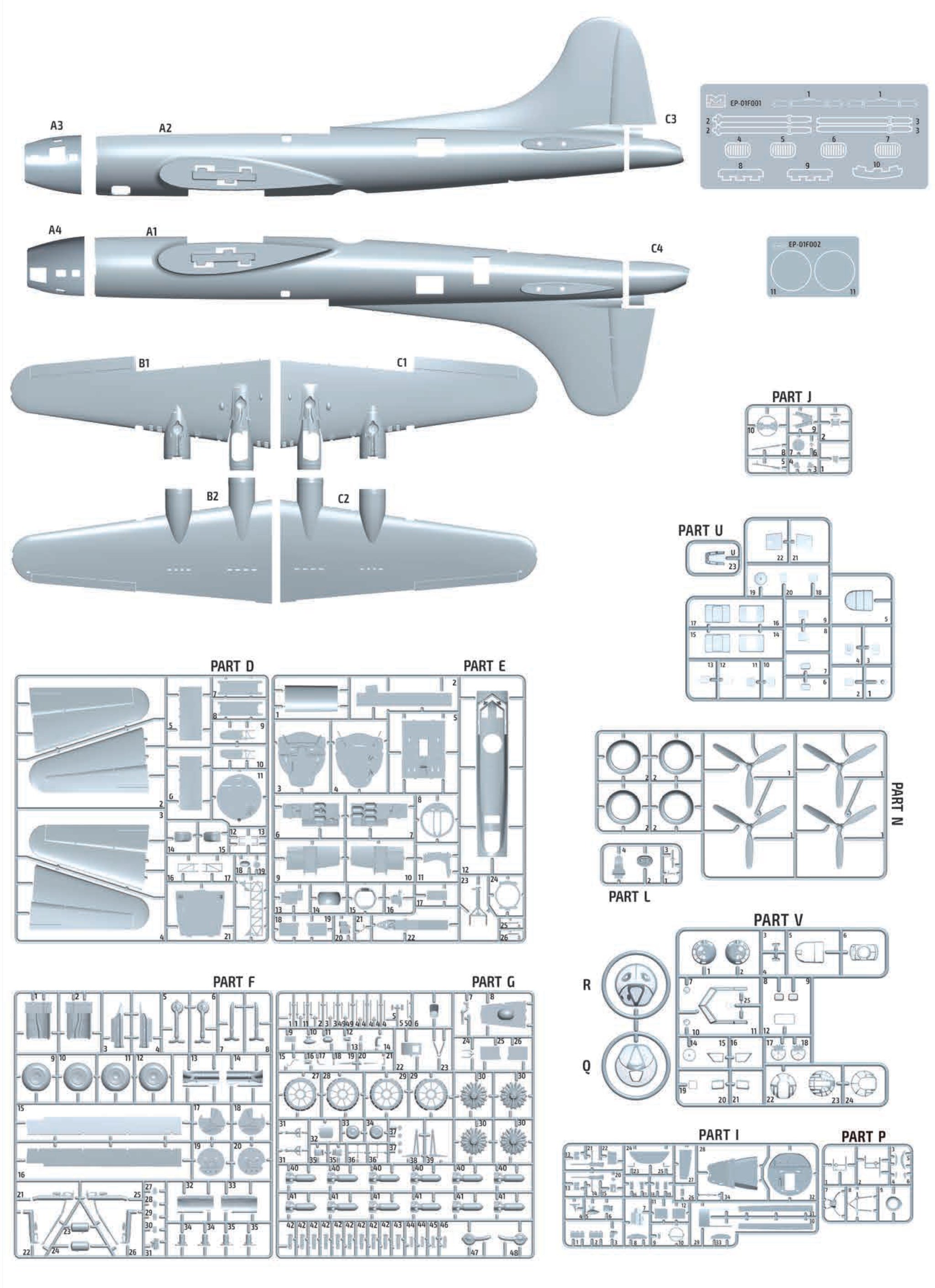 EDUARD 11183 1/48 The BLOODY HUNDREDTH 1943 SAVAŞ UÇAĞI MAKETİ