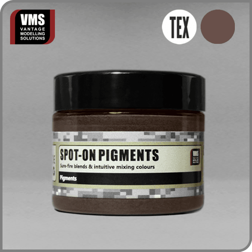 VMS Spot-On Pigment No: 10 Dark Brown Earth TEXTURED
