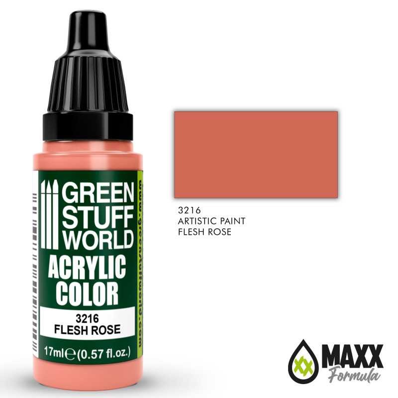 GREEN STUFF WORLD 3216 Acrylic Color FLESH ROSE MAKET BOYASI