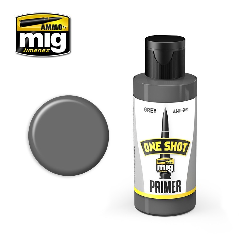 AMMO MIG 2024 ONE SHOT PRIMER - GREY ASTAR BOYASI - GRİ