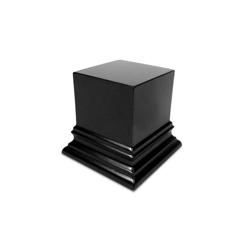 GREEN STUFF WORLD 1814 Square Top Display Plinth 6x6 cm Black - Siyah Büst Altlığı