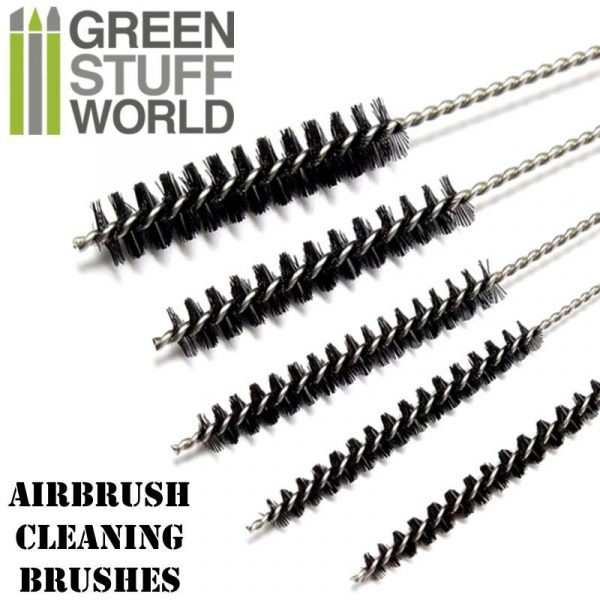 GREEN STUFF WORLD 1409 AİRBRUSH CLEANİNG BRUSHES SET – HAVA TABANCASI TEMİZLEME FIRÇA SETİ