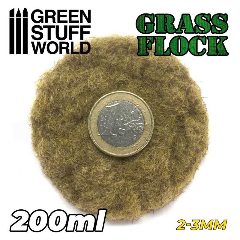 GREEN STUFF WORLD 11140 Static Grass Flock 2-3mm - SAVANNA PASTURE - 200 ml