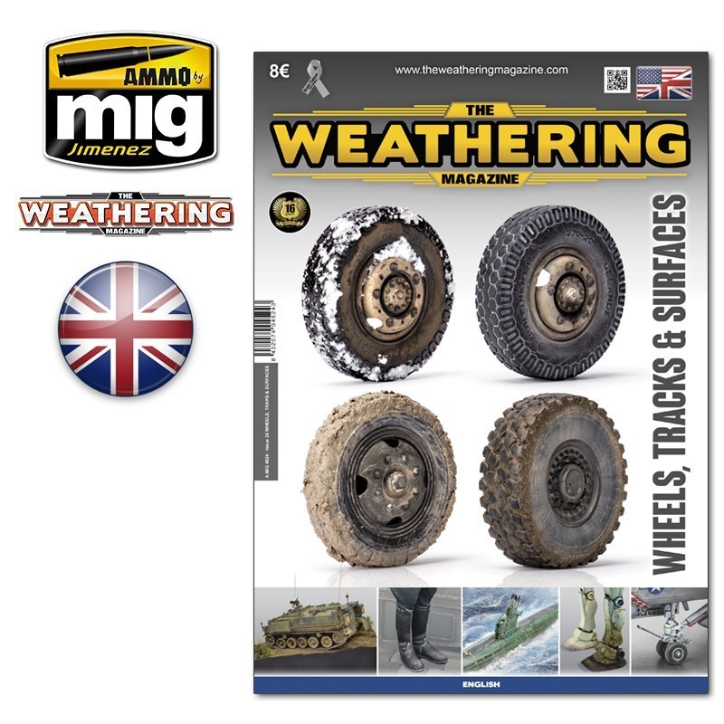  AMMO MIG 4524 THE WEATHERING MAGAZINE #25 – Wheels, Tracks & Surfaces ENGLISH