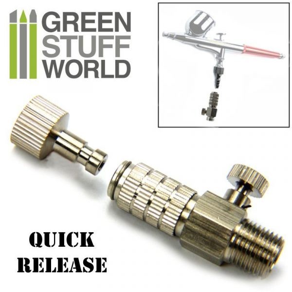 GREEN STUFF WORLD 1533 QUİCK RELEASE ADAPTOR WİTH AİR FLOW CONTROL 1/8 – BASINÇ AYARLI HIZLI TAKMA ÇIKARMA APARATI